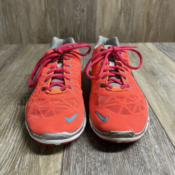Nike Free TR Fit 3 Women's US Size 8 Orange Running Sneaker Shoes 555158-800 - Picture 3 of 12